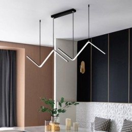 Lampada a sospensione LED minimalista nordica 24W L90 × A24 cm