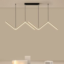 Lampada a sospensione LED minimalista nordica 24W L90 × A24 cm