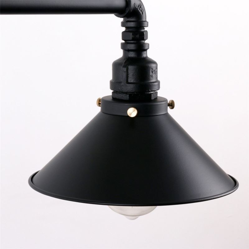 Lampadario a sospensione industriale retrò a 3 luci stile rustico country