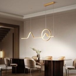 Lampada a sospensione LED minimalista 52 W L90 x A30 cm