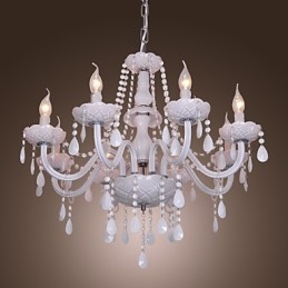 Lampadario in cristallo bianco Rustic Lodge Crystal