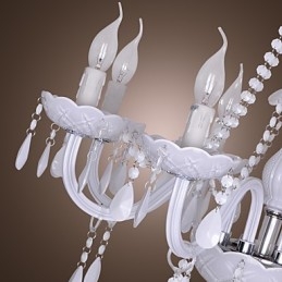 Lampadario in cristallo bianco Rustic Lodge Crystal