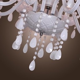 Lampadario in cristallo bianco Rustic Lodge Crystal