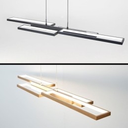 Lampada a sospensione LED moderna orizzontale 5 luci 40W/50W
