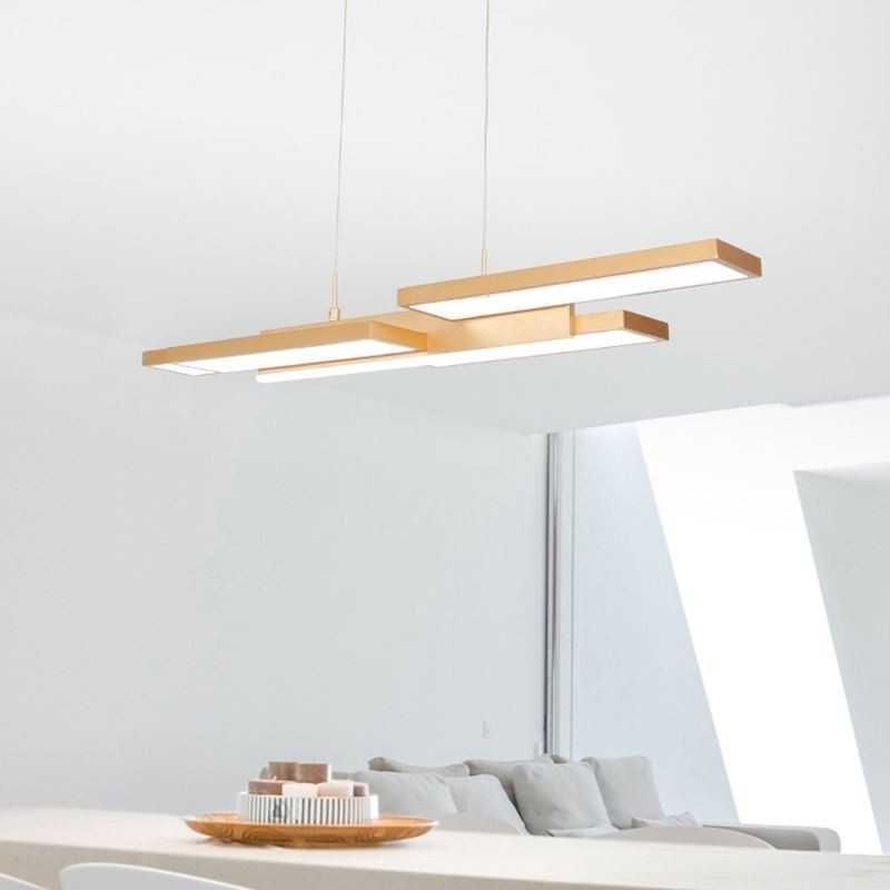 Lampada a sospensione LED moderna orizzontale 5 luci 40W/50W