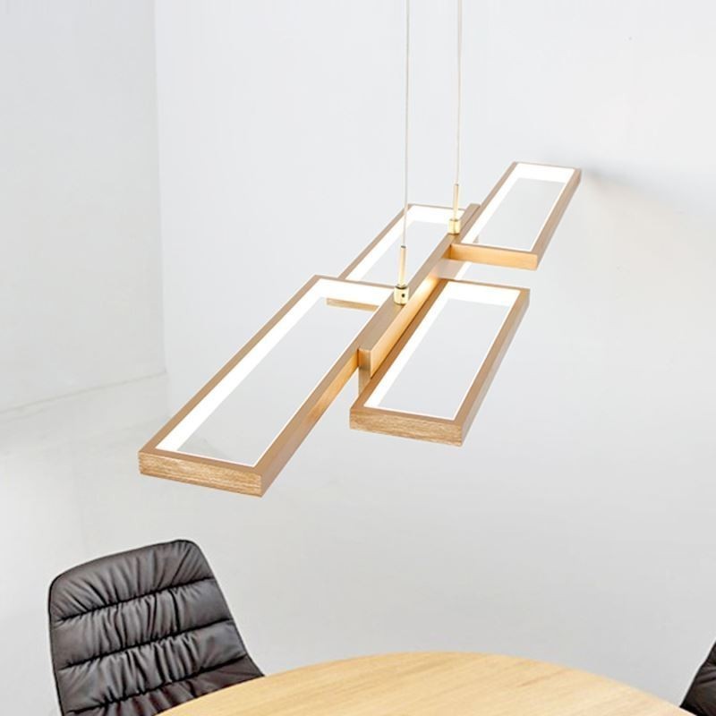 Lampada a sospensione LED moderna orizzontale 5 luci 40W/50W