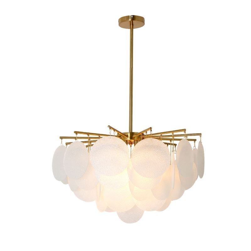 Lampada a sospensione moderna a 6 luci in vetro