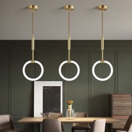Lampada a sospensione LED moderna in acrilico dimmerabile