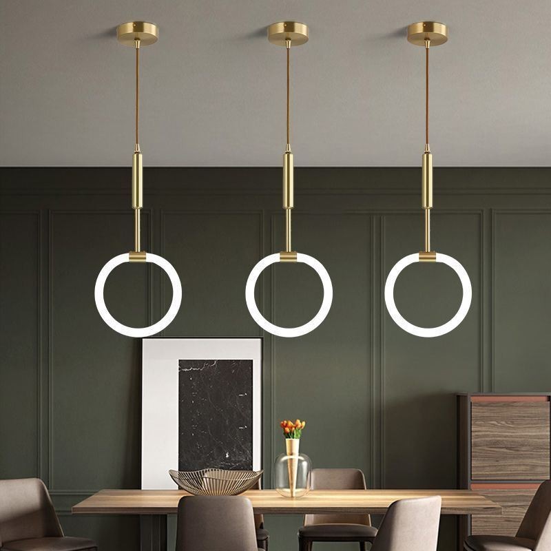 Lampada a sospensione LED moderna in acrilico dimmerabile