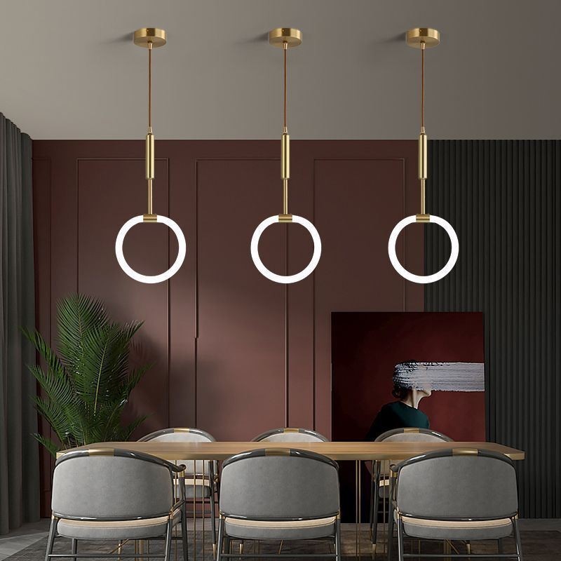 Lampada a sospensione LED moderna in acrilico dimmerabile