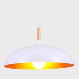 Lampada a sospensione moderna minimalista nera e bianca