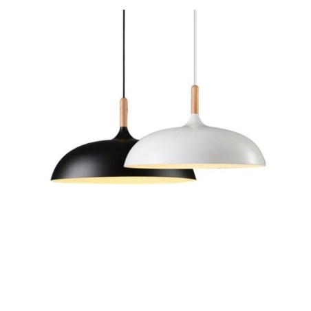 Lampada a sospensione moderna Macaron colorata in alluminio E26/E27 35x35x21 cm