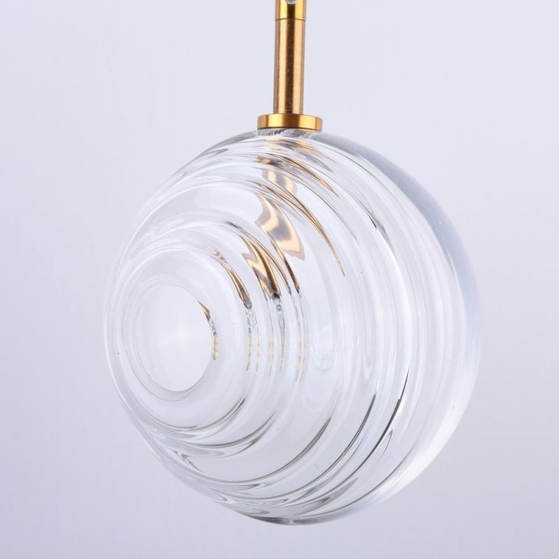 Lampada a sospensione globo in vetro decorativa nordica