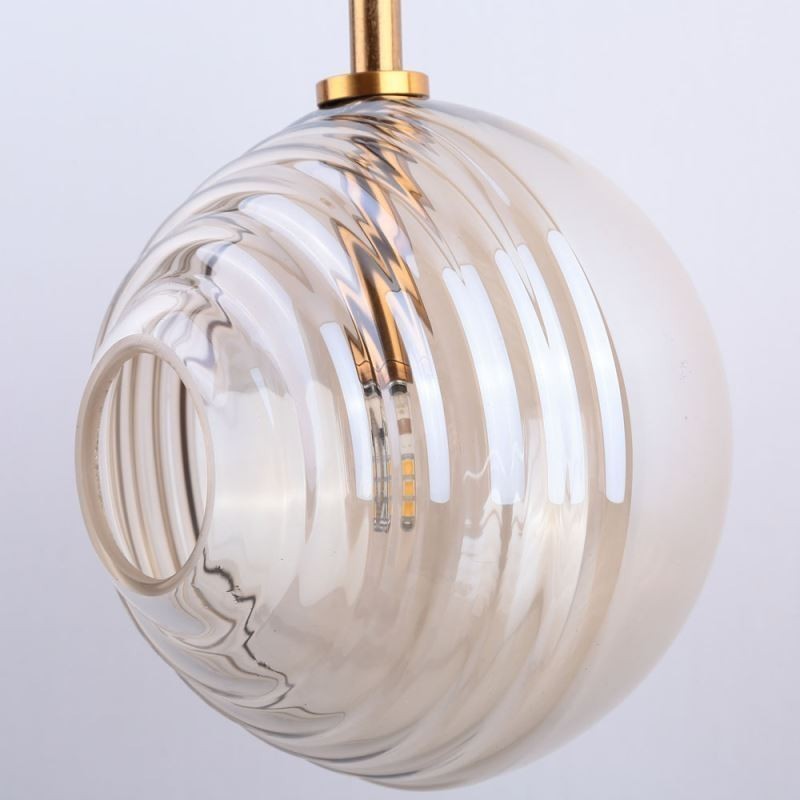 Lampada a sospensione globo in vetro decorativa nordica