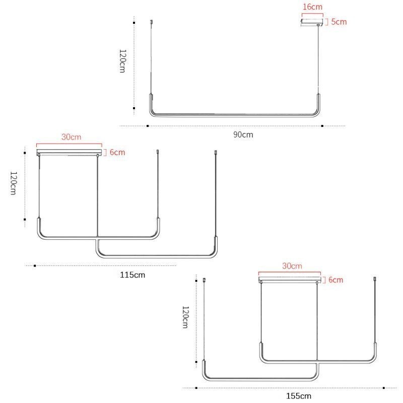 Lampada a sospensione LED moderna minimalista