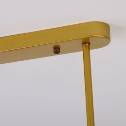 Lampadario a sospensione LED in vetro a globo orizzontale, 6/8 luci