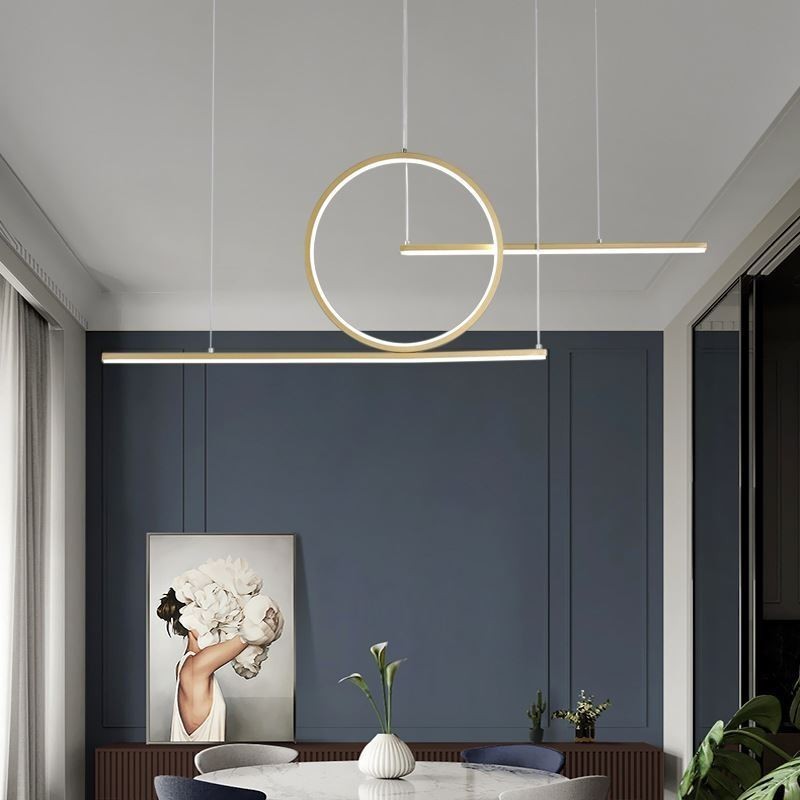 Lampada a sospensione LED minimalista nordica L90 × A30 cm