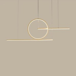 Lampada a sospensione LED minimalista nordica L90 × A30 cm