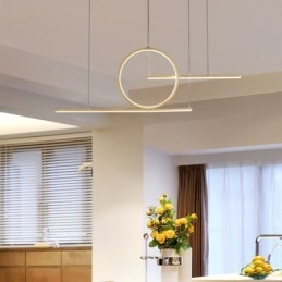 Lampada a sospensione LED minimalista nordica L90 × A30 cm