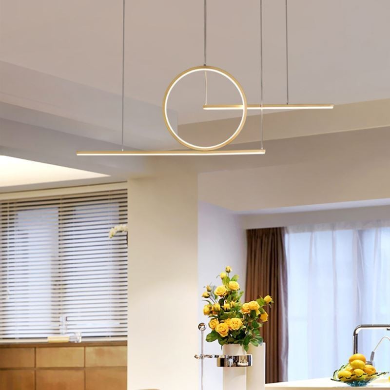 Lampada a sospensione LED minimalista nordica L90 × A30 cm
