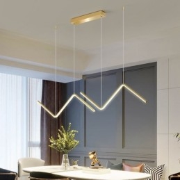 Lampada a sospensione LED minimalista nordica 24W 1920 lm L90 x A24 cm
