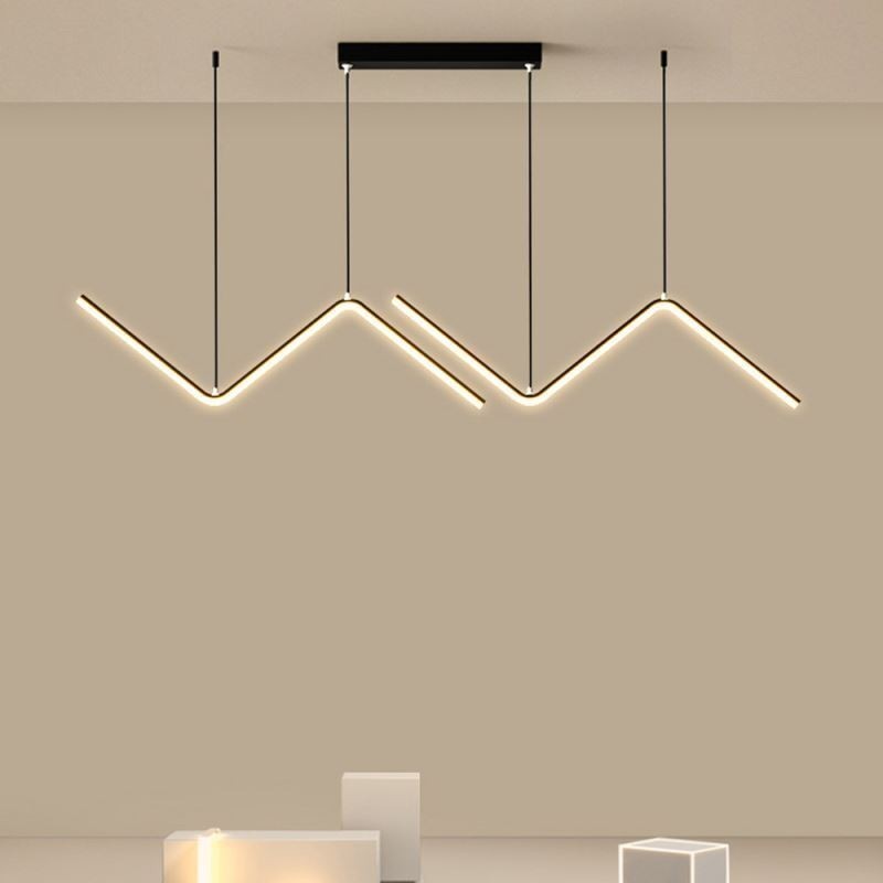 Lampada a sospensione LED minimalista nordica 24W 1920 lm L90 x A24 cm