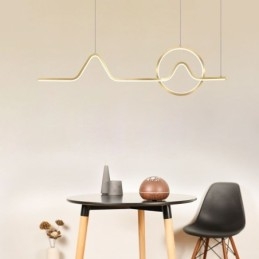 Lampada a sospensione LED minimalista nordica 52W 4160 lm L90 × A30 cm