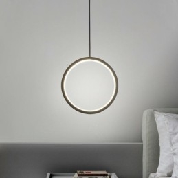 Lampada a sospensione ad anello minimalista da soffitto LED