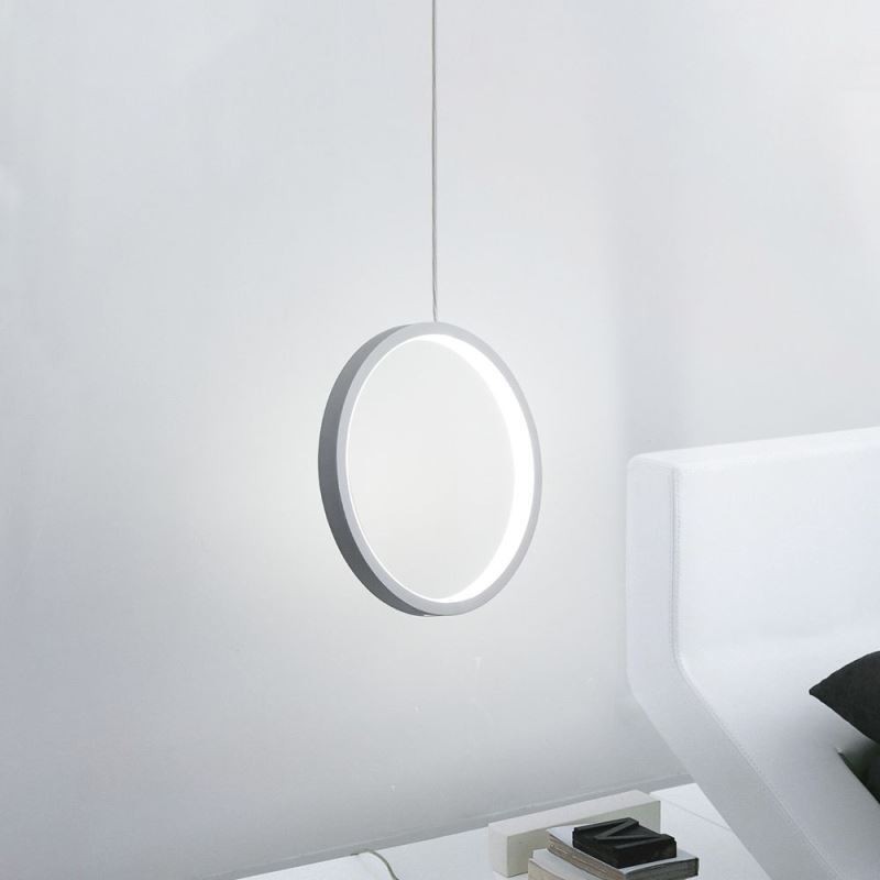 Lampada a sospensione ad anello minimalista da soffitto LED