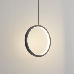 Lampada a sospensione ad anello minimalista da soffitto LED