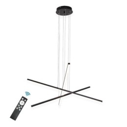 Lampada a sospensione LED lineare moderna decorativa 3/6 luci 30/60W
