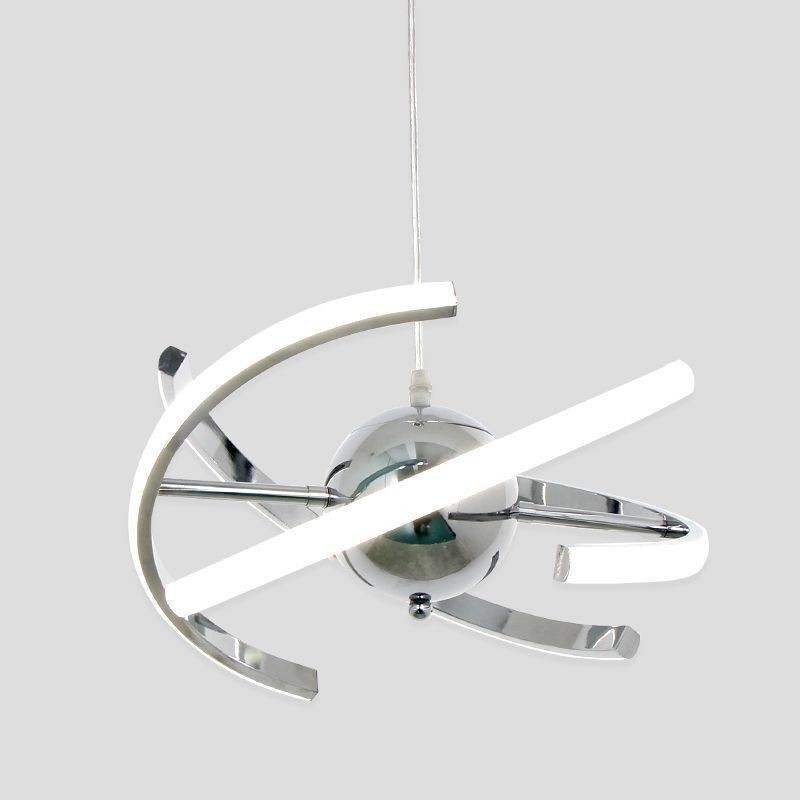 Lampada a sospensione LED globo girevole 4 luci GU10 20 W
