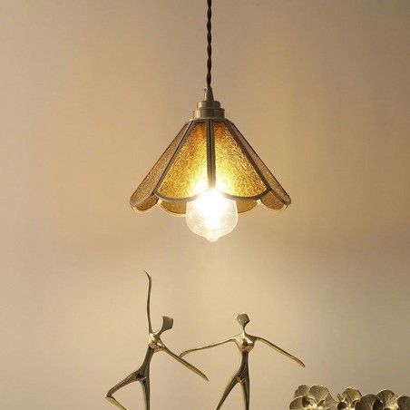 Mini lampada a sospensione in vetro moderna semplice, E26/E27, 20 x 19 cm