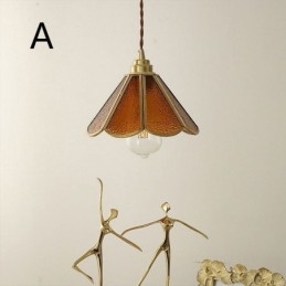 Mini lampada a sospensione in vetro moderna semplice, E26/E27, 20 x 19 cm