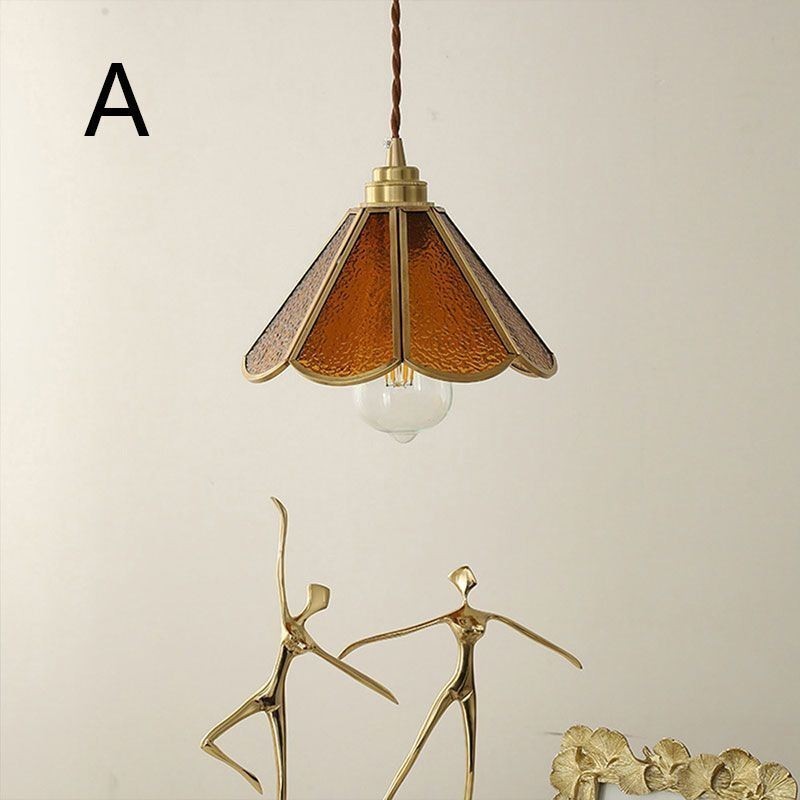 Mini lampada a sospensione in vetro moderna semplice, E26/E27, 20 x 19 cm