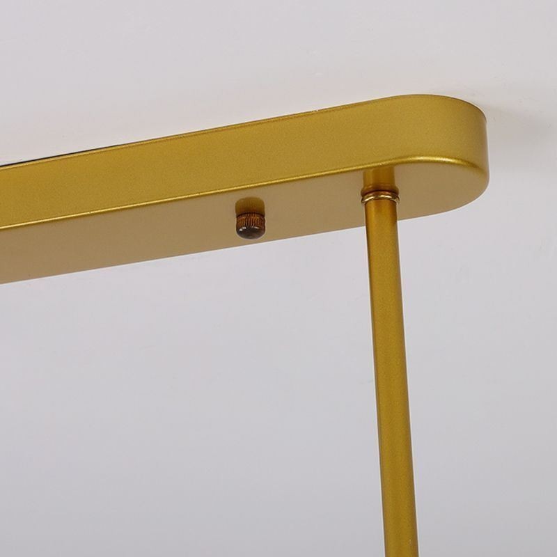 Lampadario a sospensione LED globo orizzontale in vetro, 6/8 luci, asta regolabile