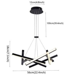 Lampada a sospensione LED moderna semplice a forma di nido d’uccello in gel di silice