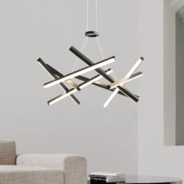 Lampada a sospensione LED moderna semplice a forma di nido d’uccello in gel di silice