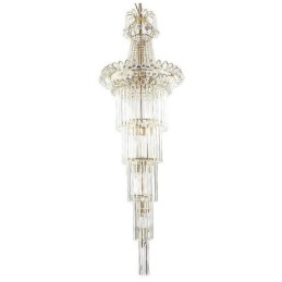Lampadario a sospensione in cristallo stile europeo