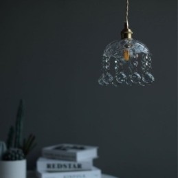 Lampada a sospensione moderna mini in vetro 1 luce
