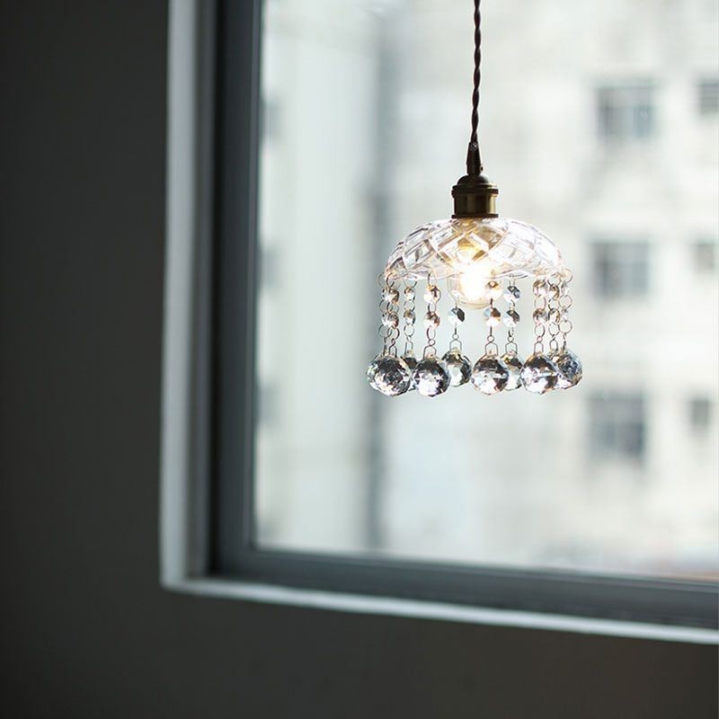 Lampada a sospensione moderna mini in vetro 1 luce