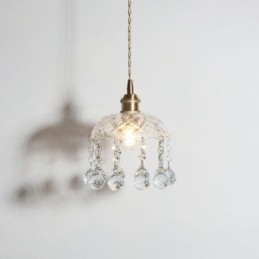 Lampada a sospensione moderna mini in vetro 1 luce