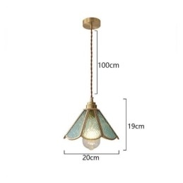 Mini lampada a sospensione in vetro moderna semplice