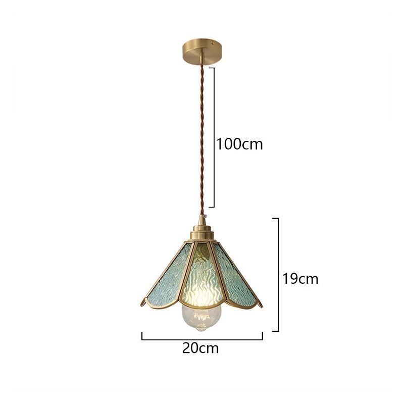 Mini lampada a sospensione in vetro moderna semplice