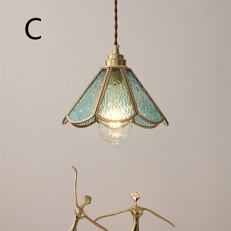 Mini lampada a sospensione in vetro moderna semplice