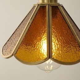 Mini lampada a sospensione in vetro moderna semplice