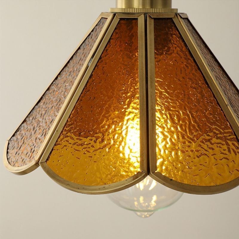Mini lampada a sospensione in vetro moderna semplice