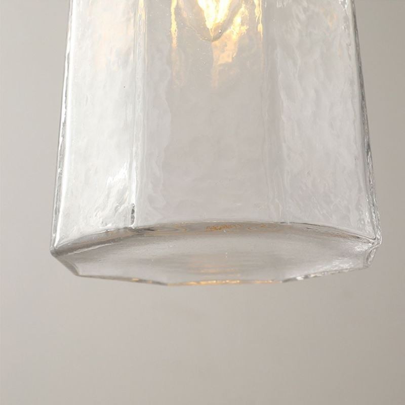 Lampada a sospensione moderna minimalista in vetro e ottone 13x23 cm E26/E27
