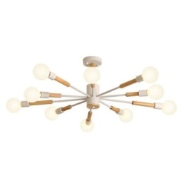 Lampada a sospensione nordica a forma di fagiolo, 6/8/10 luci, E26/E27