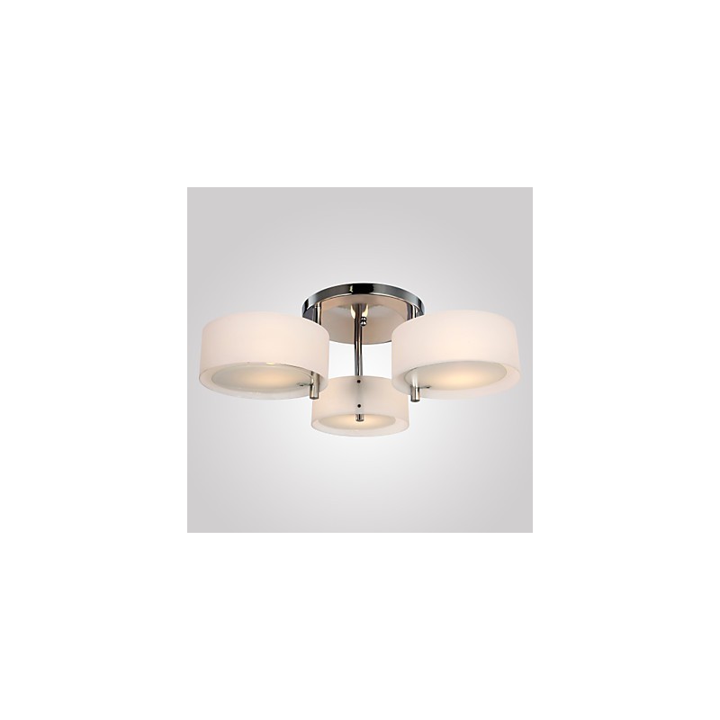 Lampadario a filo moderno cromo 3 luci